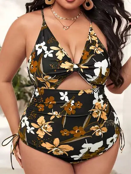 Plus Size Swimwear Printed Bikini Swimsuit Summer Holiday HW5C5ULS3Y - Image #14