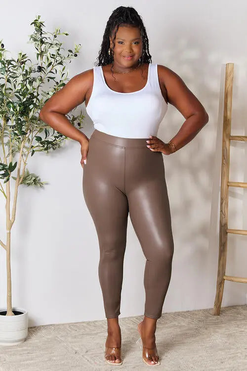 e.Luna Full Size High Waist Skinny Pants - Image #8