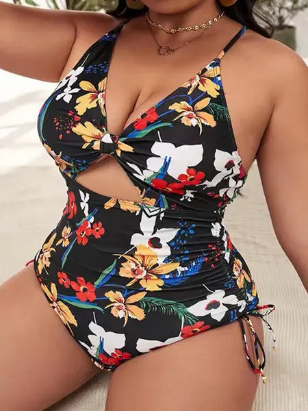 Plus Size Swimwear Printed Bikini Swimsuit Summer Holiday HW5C5ULS3Y - Image #24