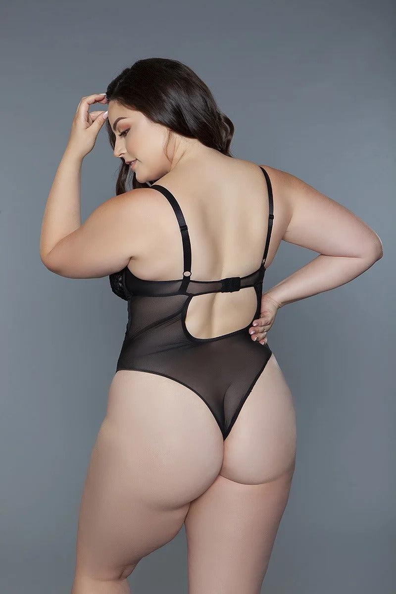 1 Pc Underwired Cups Bodysuit - Image #4