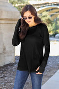 Basic Bae Full Size Round Neck Long Sleeve T-Shirt - Image #8