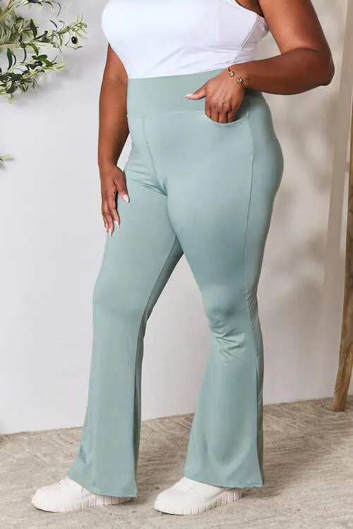 Heimish Full Size Wide Waistband Sports Pants - Image #3