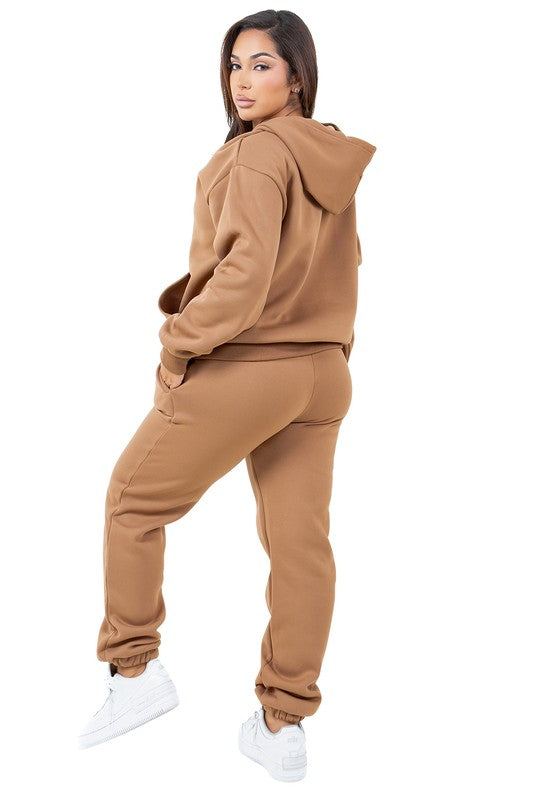 WOMEN FASHION SWEATSUIT 2 PC SET