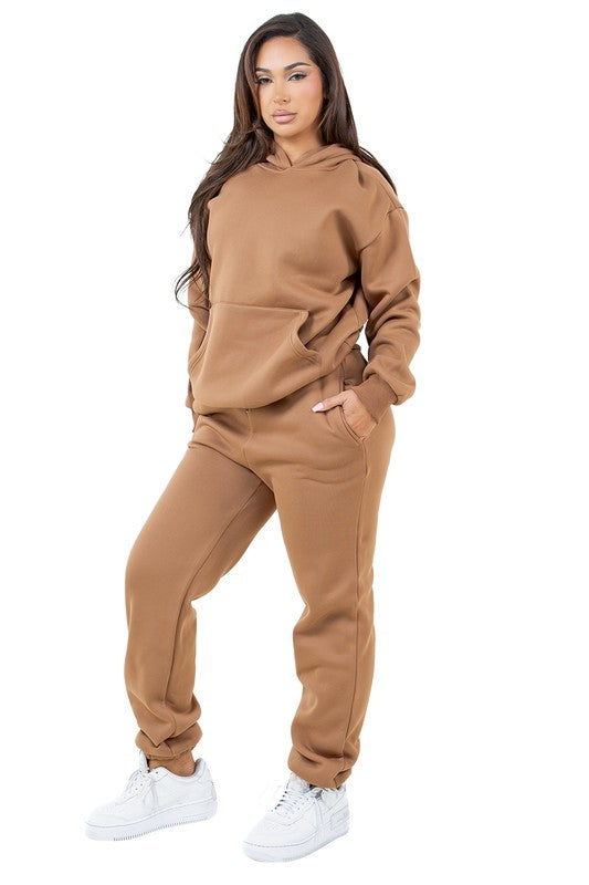 WOMEN FASHION SWEATSUIT 2 PC SET