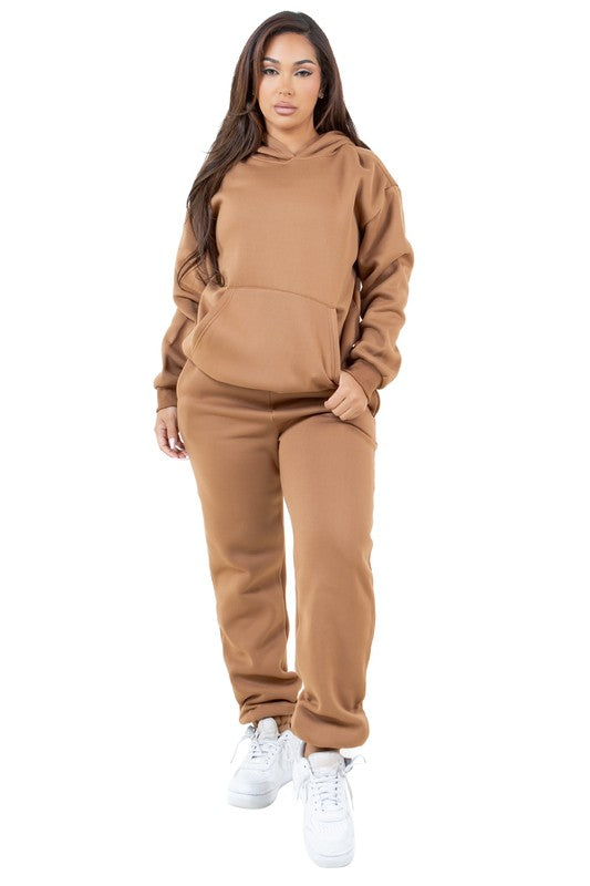 WOMEN FASHION SWEATSUIT 2 PC SET