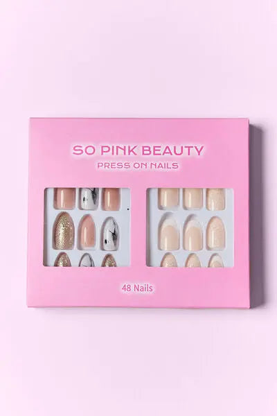 SO PINK BEAUTY Press On Nails 2 Packs - Image #2