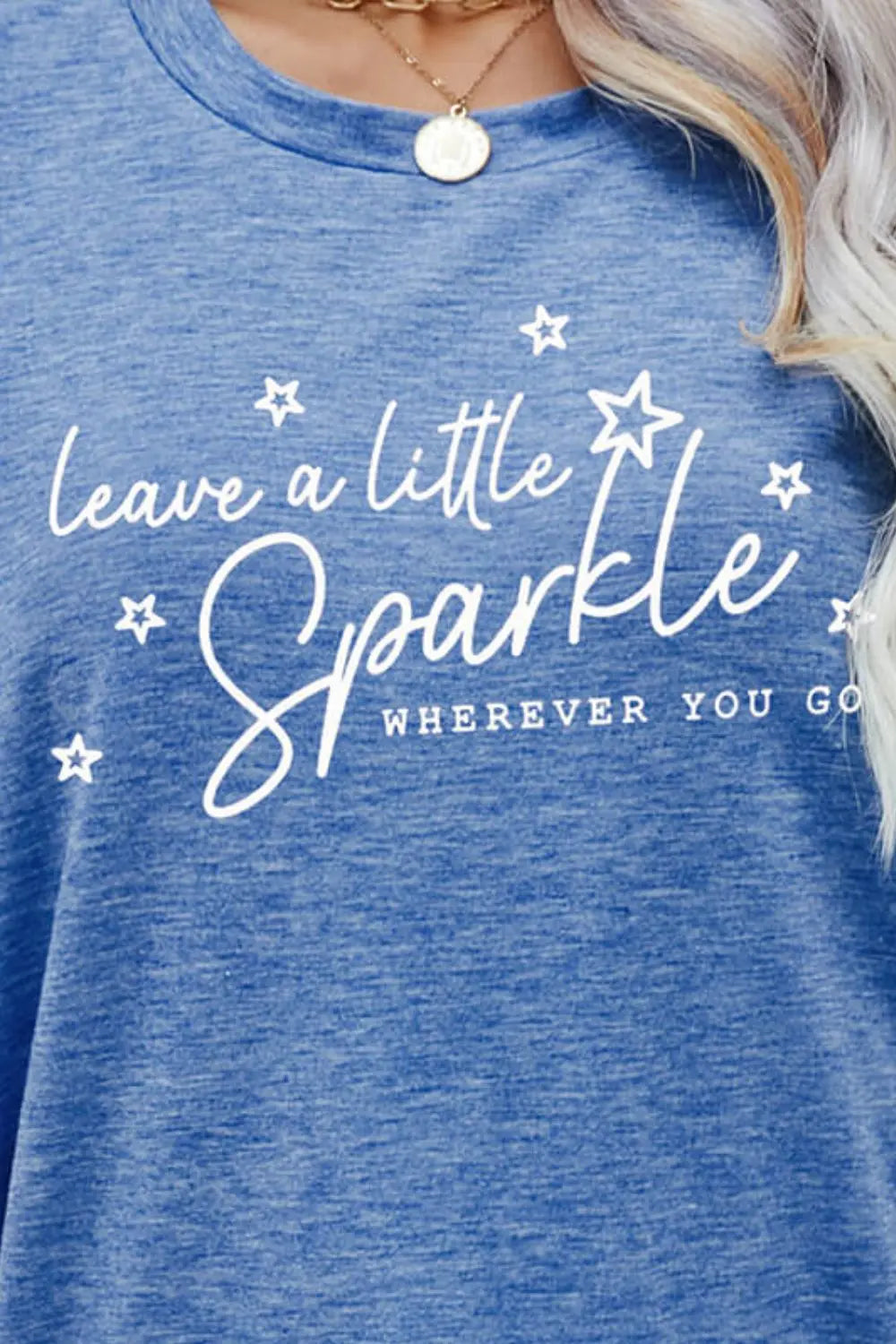 LEAVE A LITTLE SPARKLE WHEREVER YOU GO Tee Shirt - Image #9