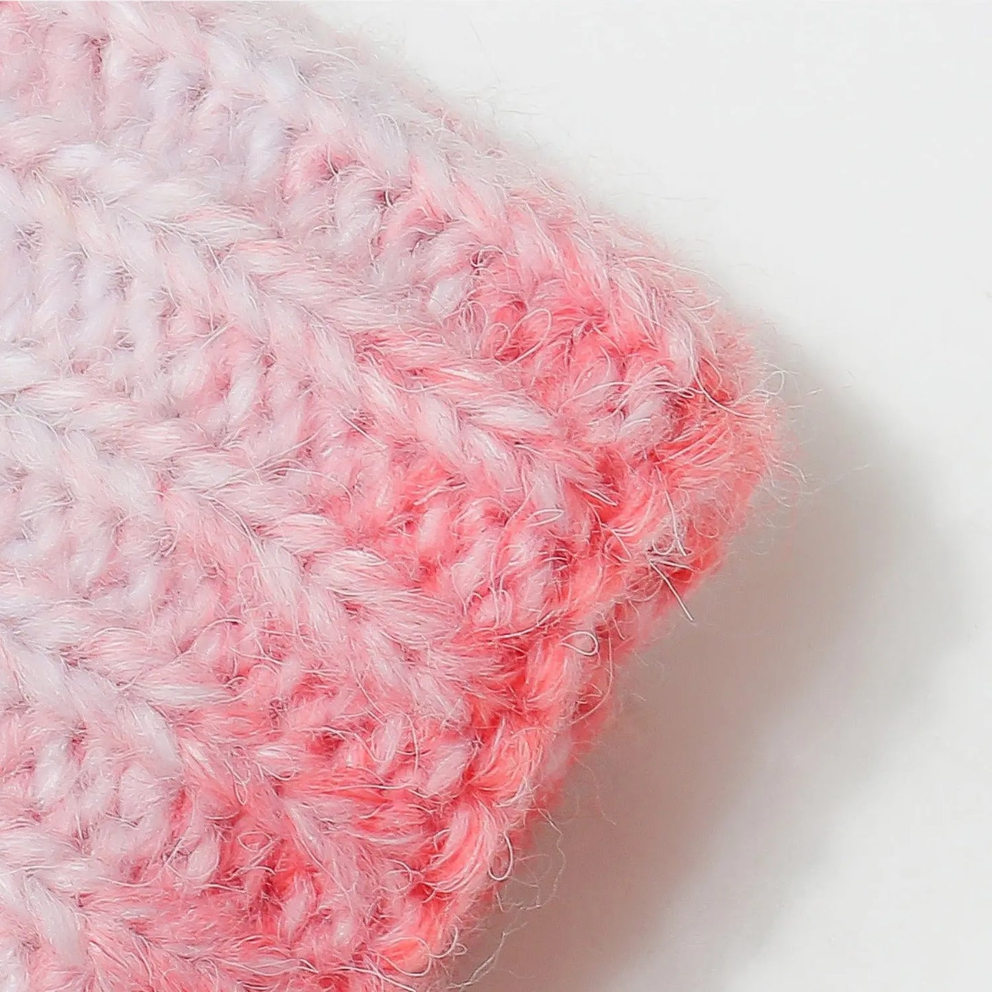 Gradient Knit Hat with Pompom - Image #9