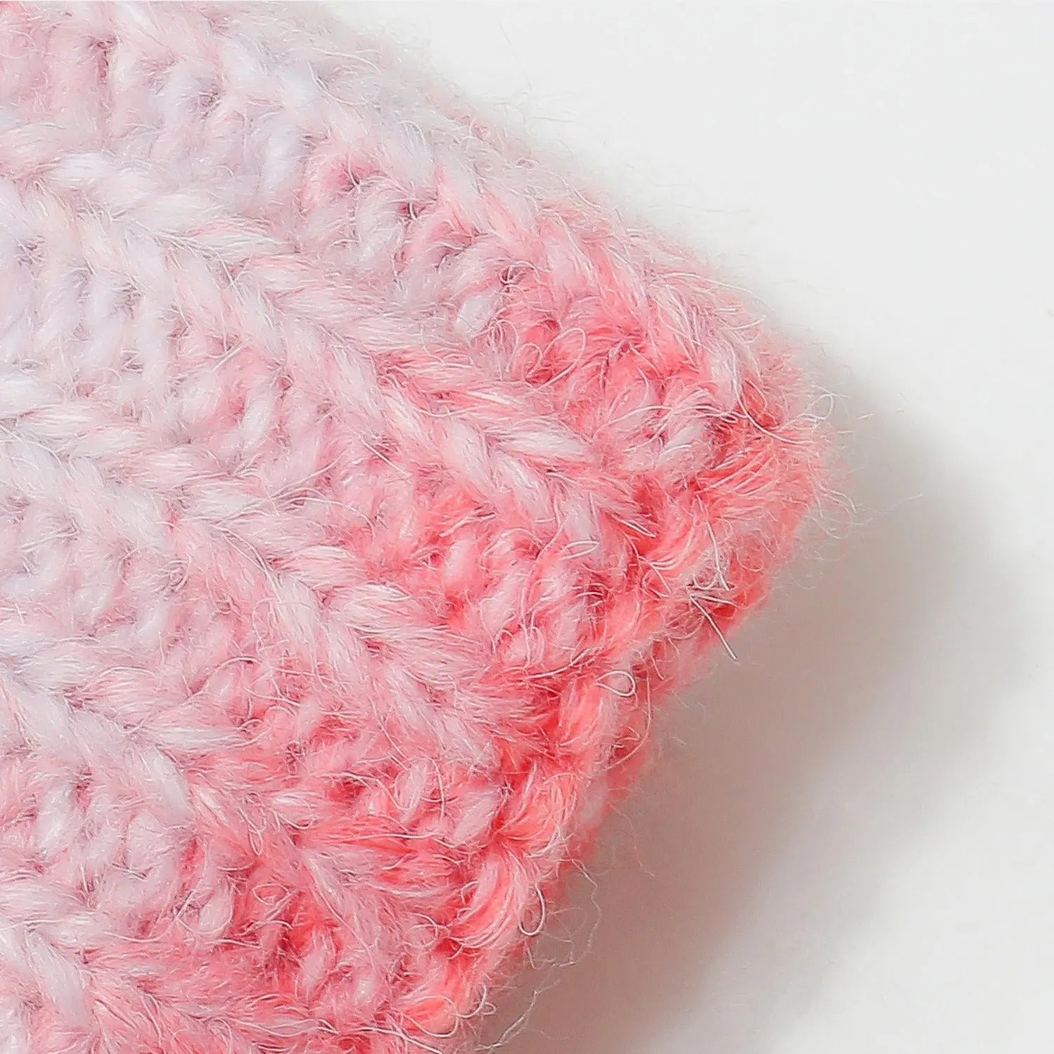 Gradient Knit Hat with Pompom - Image #9