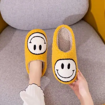 Melody Smiley Face Slippers - Image #1