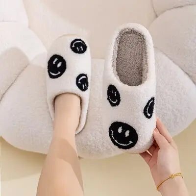 Melody Smiley Face Slippers - Image #1