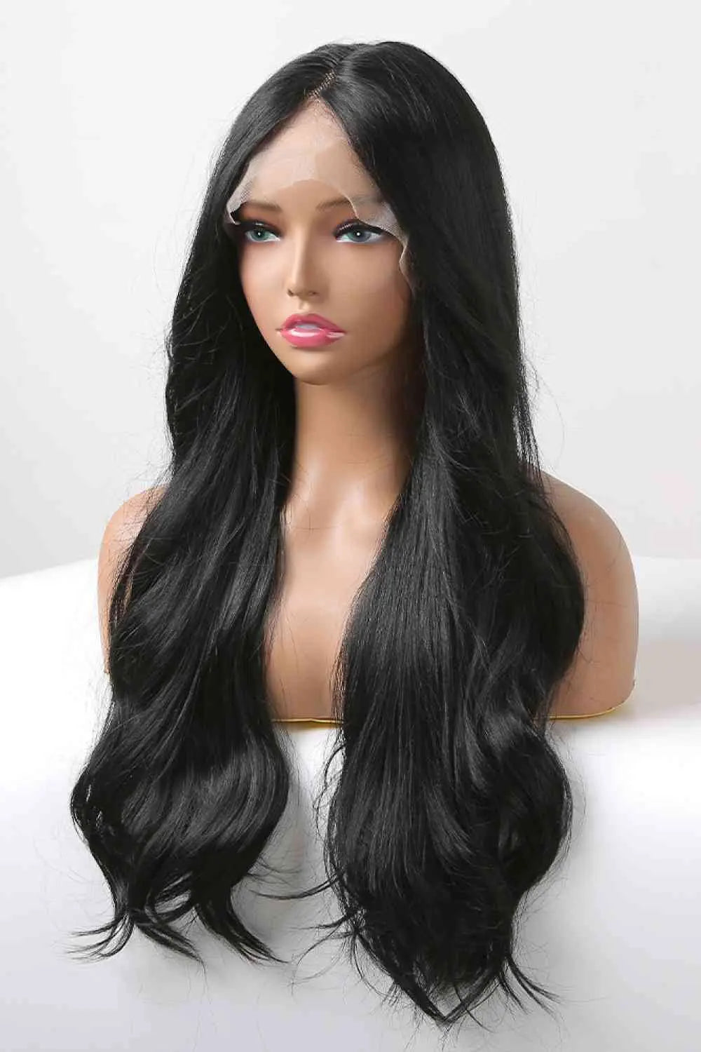 13x2" Lace Front Wigs Synthetic Long Wavy 24" 150% Density - Image #5