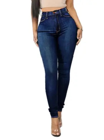 High Waisted Super Stretchy Jeans - Image #3