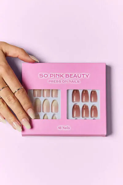 SO PINK BEAUTY Press On Nails 2 Packs - Image #4