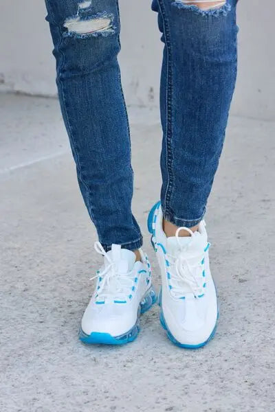 Forever Link  Lace-Up Air-Cushioned Athletic Shoes - Image #1