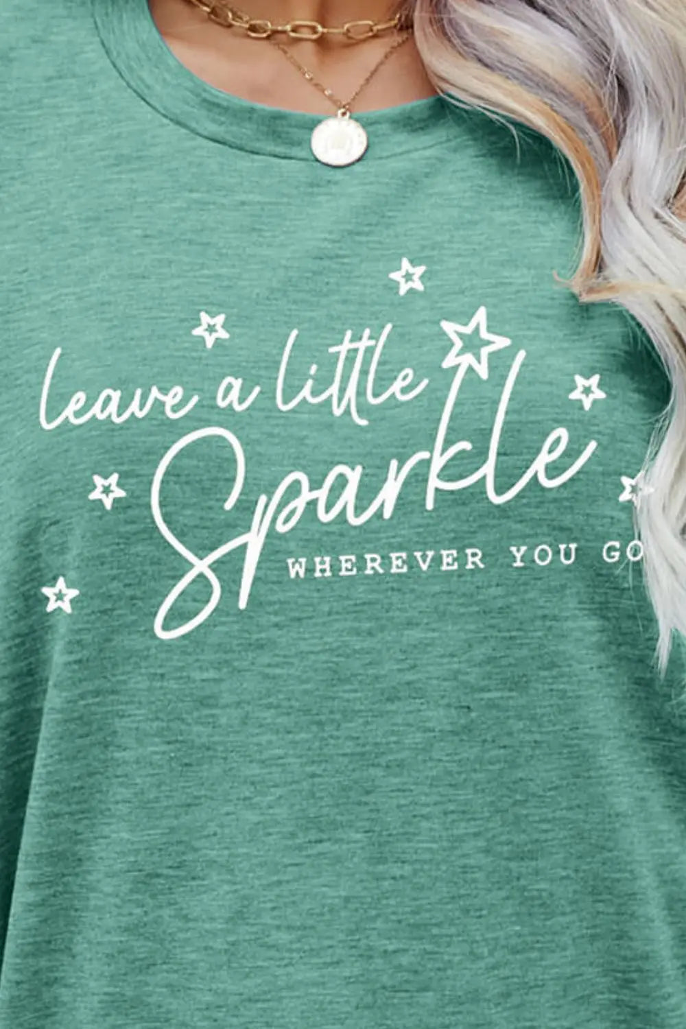 LEAVE A LITTLE SPARKLE WHEREVER YOU GO Tee Shirt - Image #6