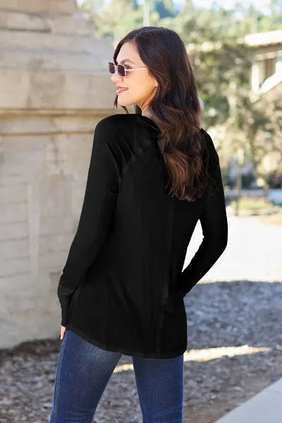 Basic Bae Full Size Round Neck Long Sleeve T-Shirt - Image #10