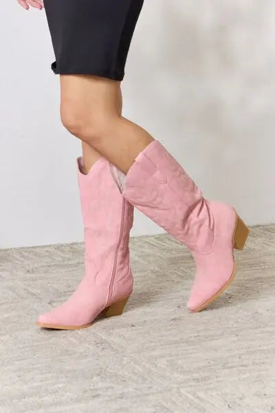 Forever Link Knee High Cowboy Boots - Image #2
