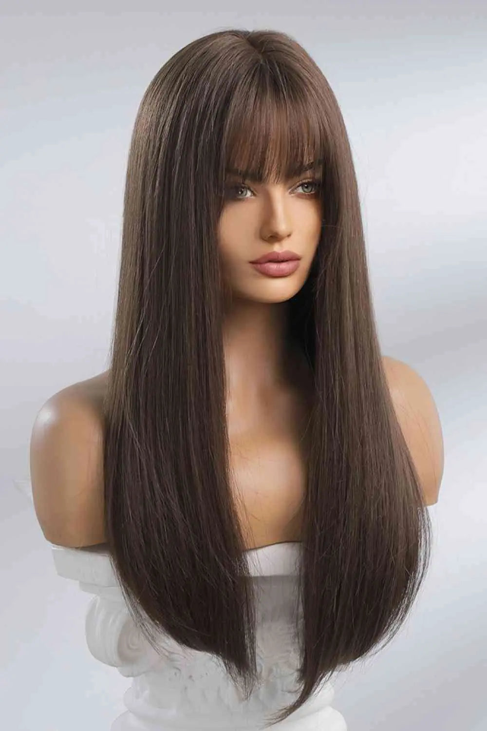 Full Machine Long Straight Synthetic Wigs 26'' - Image #7
