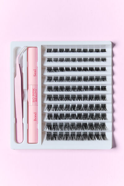 SO PINK BEAUTY Faux Mink Eyelashes Cluster Multipack