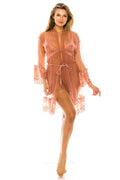 3pc Mesh Robe Set - Image #1